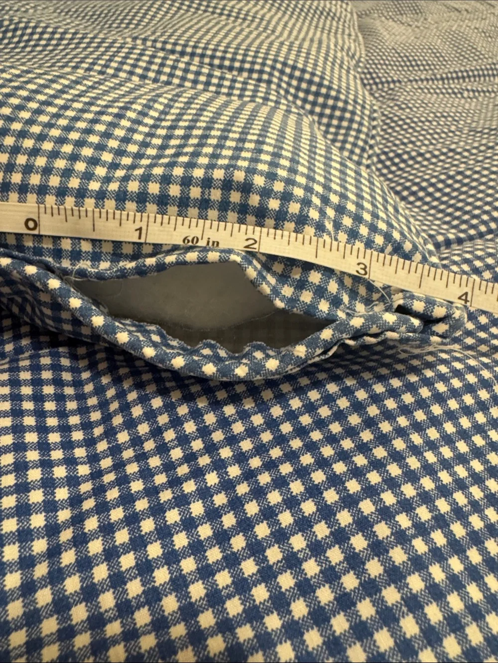 Two Ralph Lauren Blue Gingham Twin Comforters and Pillowcases
